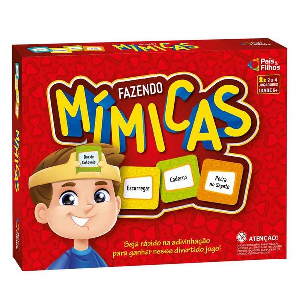 Imagem de Jogo Infantil de Cartas e Mímica - Fazendo Mímicas - Pais e Filhos