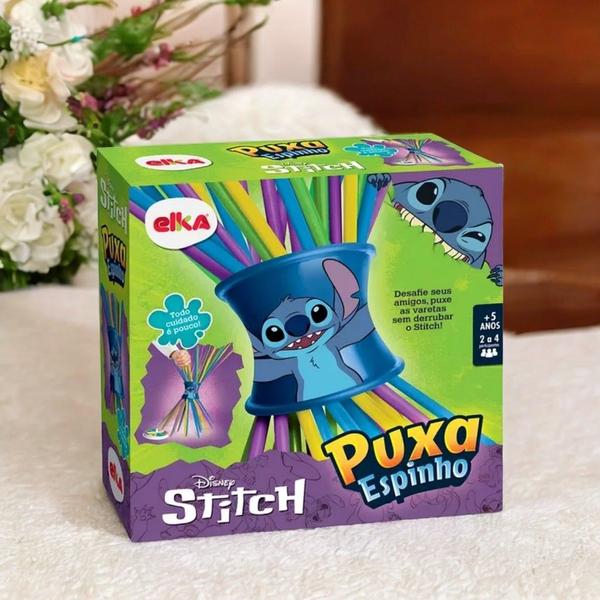 Jogo Infantil Desafio Puxa Espinho Stitch Disney - Elka Imagem de Jogo Infantil Desafio Puxa Espinho Stitch Disney - Elka