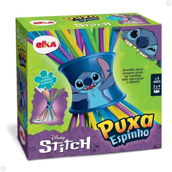 Jogo Infantil Desafio Puxa Espinho Stitch Disney - Elka Imagem de Jogo Infantil Desafio Puxa Espinho Stitch Disney - Elka