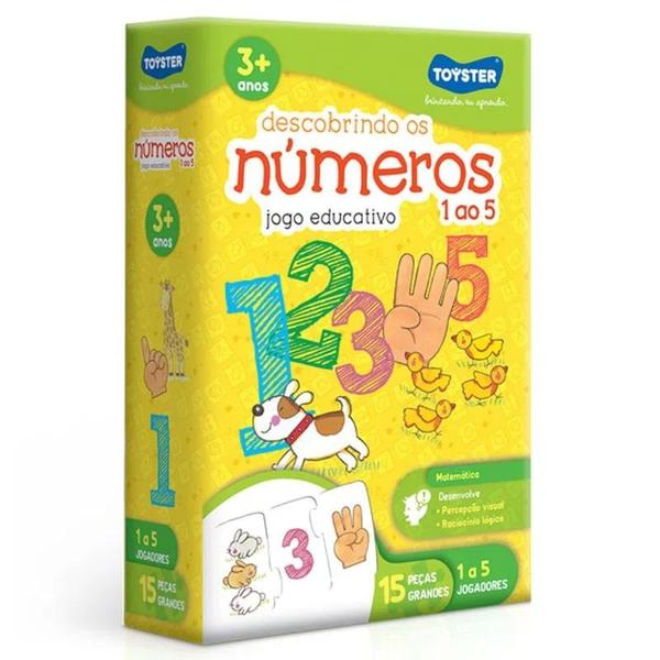 Imagem de Jogo Infantil Descobrindo Os Números 1 Ao 5 Toyster