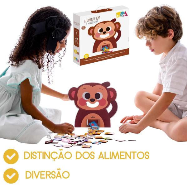 Imagem de Jogo Infantil Educativo Alimente Bem O Macaquinho Babebi