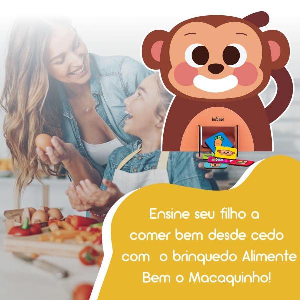 Imagem de Jogo Infantil Educativo Alimente Bem O Macaquinho Babebi