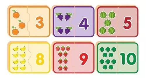 Imagem de Jogo Infantil Educativo Be a Bá Números 1 ao 10 - NIG Brinquedos