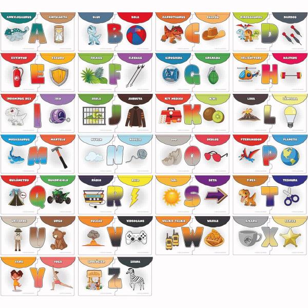 Jogo Infantil Educativo Letras Jurassic World Mimo 2049 Imagem de Jogo Infantil Educativo Letras Jurassic World Mimo 2049