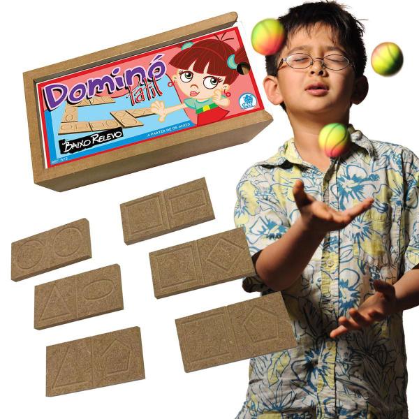 Jogo Infantil Educativo Sensorial Dominó Tátil Baixo Relevo - Simque Imagem de Jogo Infantil Educativo Sensorial Dominó Tátil Baixo Relevo