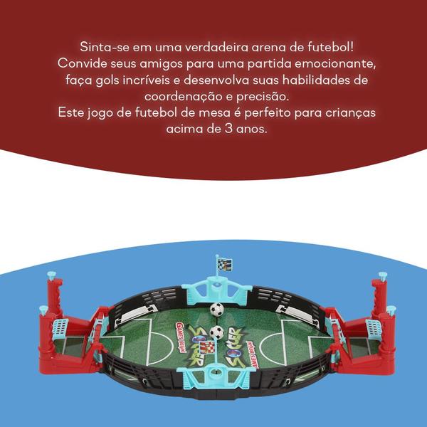 Imagem de Jogo Infantil Futebol De Mesa Futshow C/ Botão Pakitoys 4000