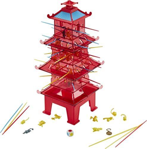 Imagem de Jogo Infantil Kerplunk Com Minions illumination: The Rise of Gru with Minions Game Pieces e Pagoda Tower, Gift for 5 Year Olds and Up