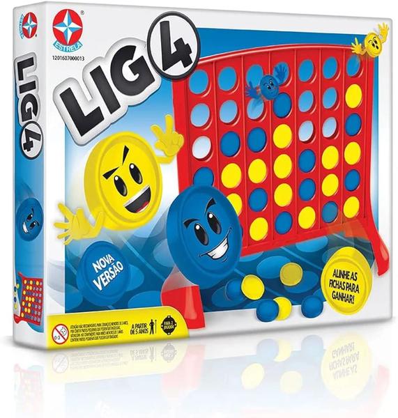 Jogo infantil lig 4 - estrela Imagem de Jogo infantil lig 4 - estrela