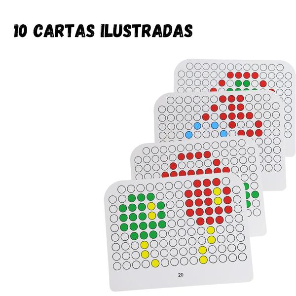 Jogo Infantil Magnetoy Display Magnético Colorido 4080 - PakiToys