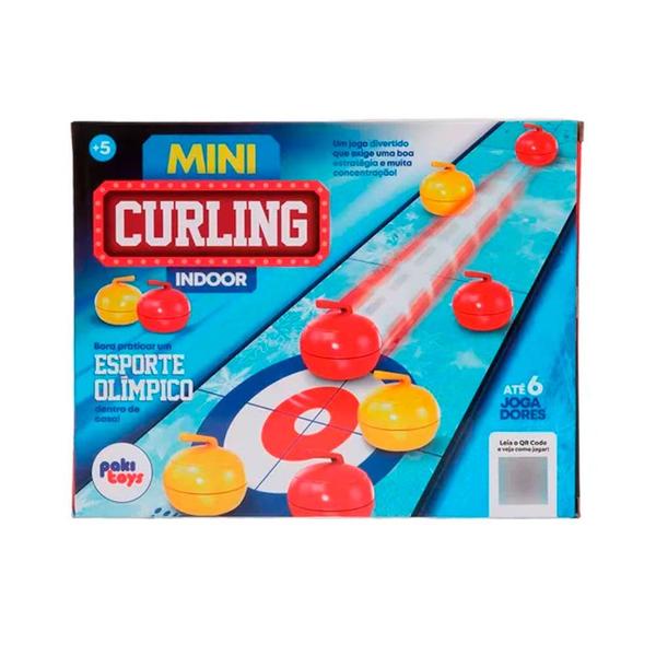 Jogo Infantil - Mini Curling Indoor - Pakitoys Imagem de Jogo Infantil - Mini Curling Indoor - Pakitoys