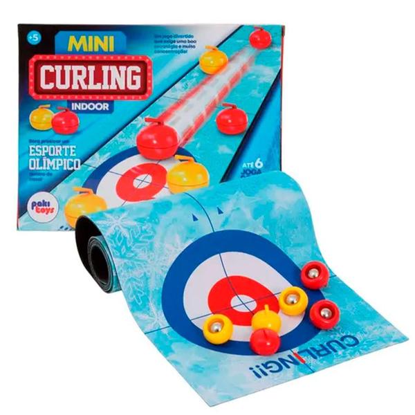 Jogo Infantil - Mini Curling Indoor - Pakitoys Imagem de Jogo Infantil - Mini Curling Indoor - Pakitoys