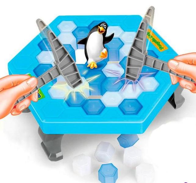 Imagem de Jogo Infantil Mini Mesa Quebra Gelo Pinguim Numa Fria brinquedo