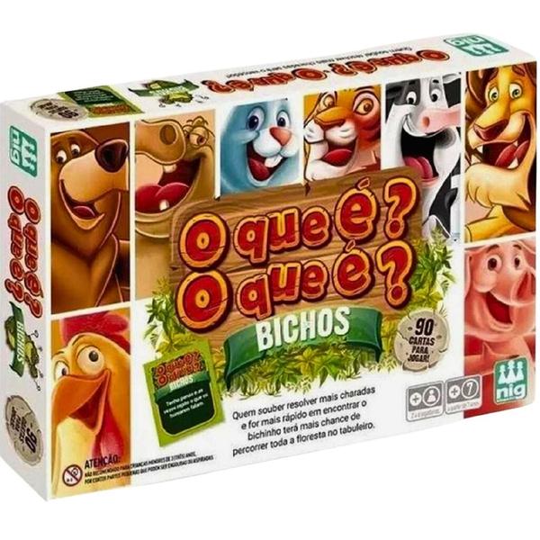 Jogo Infantil O Que É O Que É Bichos 1135 - Nig Imagem de Jogo Infantil O Que É O Que É Bichos 1135 - Nig