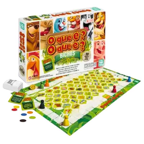 Jogo Infantil O Que É O Que É Bichos 1135 - Nig Imagem de Jogo Infantil O Que É O Que É Bichos 1135 - Nig