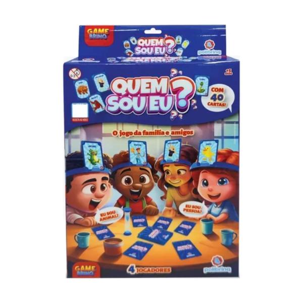 Jogo Infantil Recreativo Multijogadores Adivinhação Quem Sou Eu Polibrinq - PB520 Imagem de Jogo Infantil Recreativo Multijogadores Adivinhação Quem Sou Eu Polibrinq - PB520