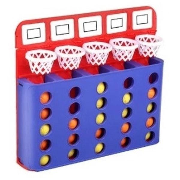 Jogo Infantil Super Basketball Brinquedo Dupla Braskit Imagem de Jogo Infantil Super Basketball Brinquedo Dupla Braskit