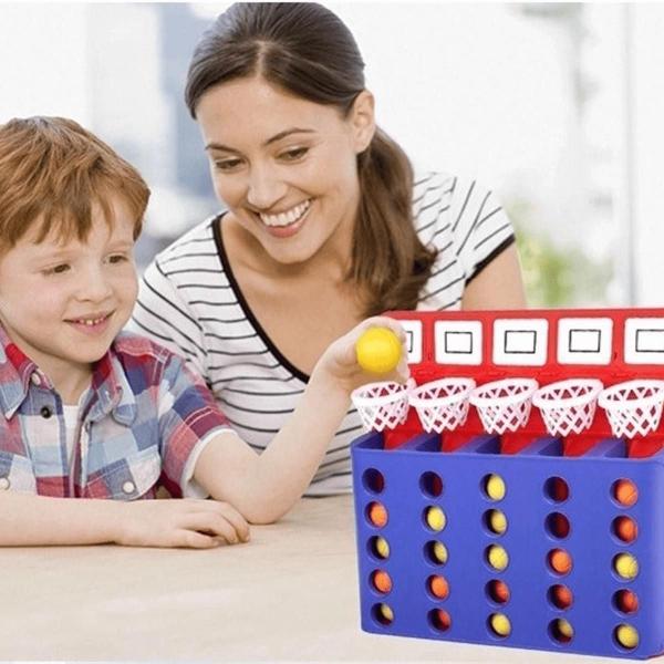 Jogo Infantil Super Basketball Brinquedo Dupla Braskit Imagem de Jogo Infantil Super Basketball Brinquedo Dupla Braskit