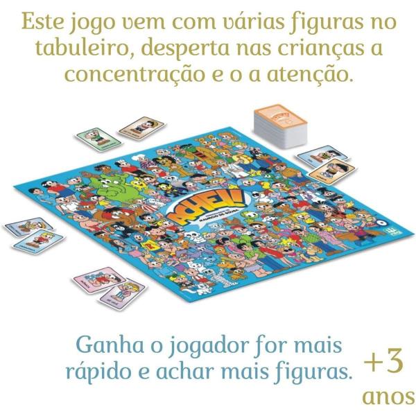 Imagem de Jogo Infantil Turma da Mônica Achei Nig Didático Educativo