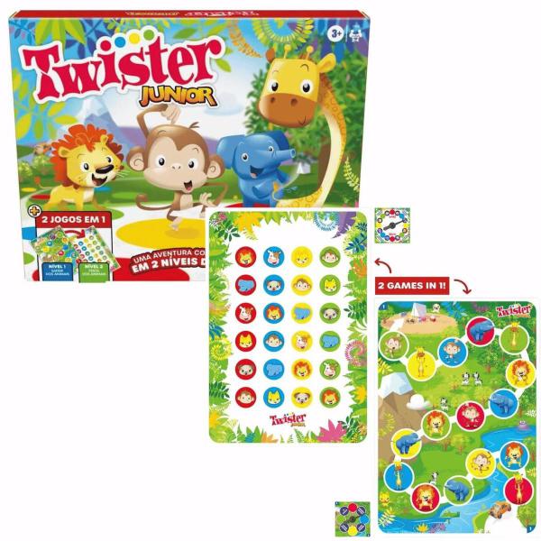 Imagem de Jogo Infantil Twister Junior F7478 Hasbro Gaming