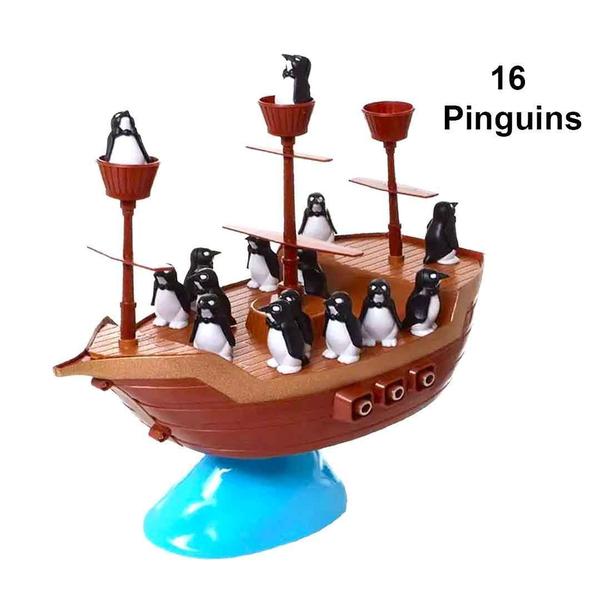 Imagem de Jogo Interativo Barco Pirata Equilíbrio Dos Pinguins Grande