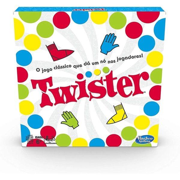 Jogo Interativo Twister Nova Embalagem Hasbro - BR98831 Imagem de Jogo Interativo Twister Nova Embalagem Hasbro - BR98831