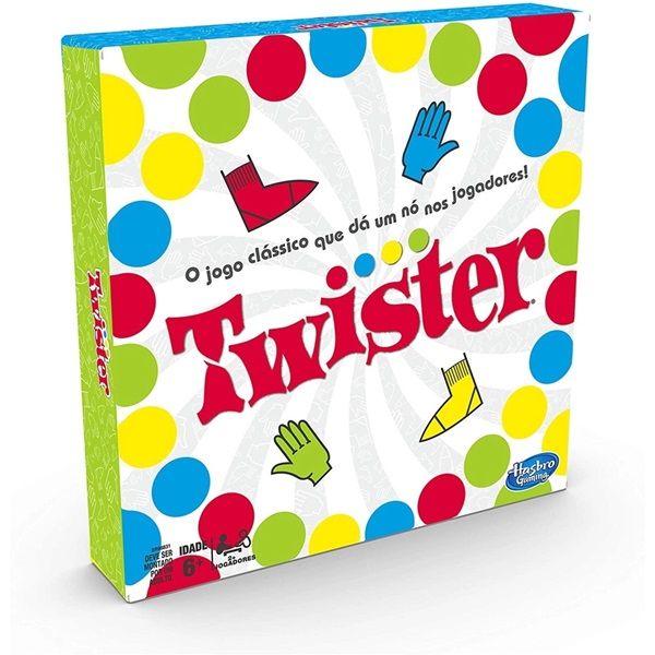 Jogo Interativo Twister Nova Embalagem Hasbro - BR98831 Imagem de Jogo Interativo Twister Nova Embalagem Hasbro - BR98831