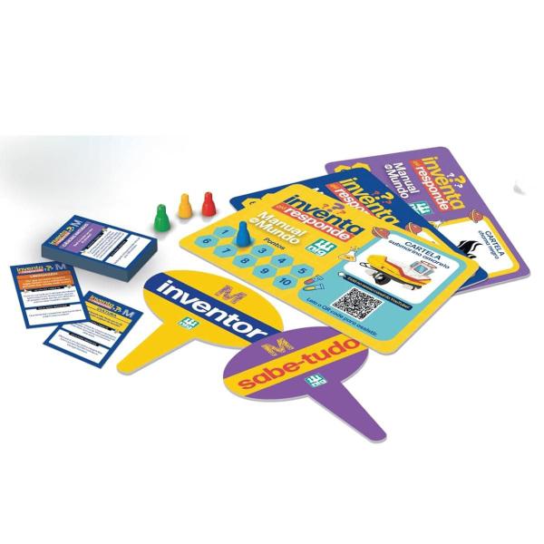 Jogo Inventa ou Responde Manual do Mundo Nig Brinquedos - Estrela Imagem de Jogo Inventa ou Responde Manual do Mundo Nig Brinquedos