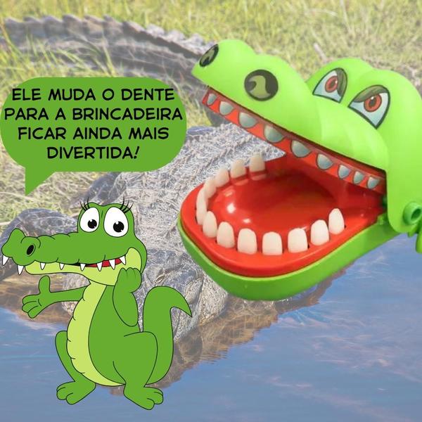 Imagem de Jogo Jacaré Mordedor Dentista Crocodilo Aperta Brinquedo