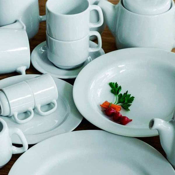 Imagem de Jogo Jantar Chá Café 56 Pcs 8p Porcelana Schmidt Cilíndrica