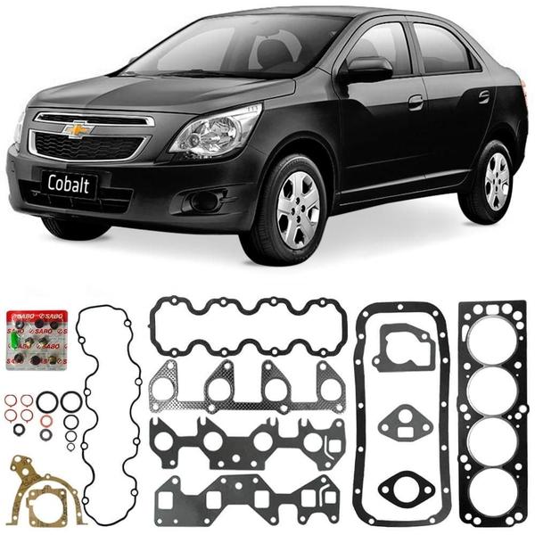 Imagem de Jogo Junta Motor Chevrolet Cobalt 1.8 2012 a 2019 Completo Sabó