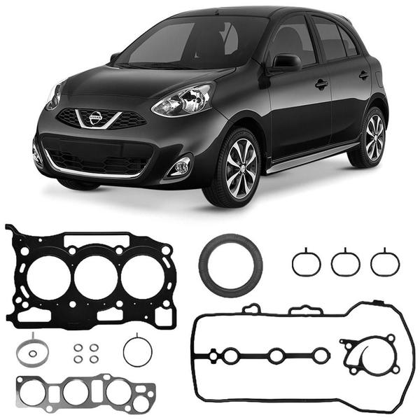 Imagem de Jogo Junta Motor Superior Nissan March Versa 1.0 2015 a 2021