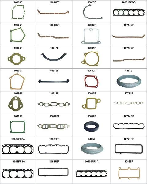 Imagem de Jogo Juntas Sabó Motores GM Opala Caravan Motor 151 4 Cilindros 74 à 89 - S/ Retentores
