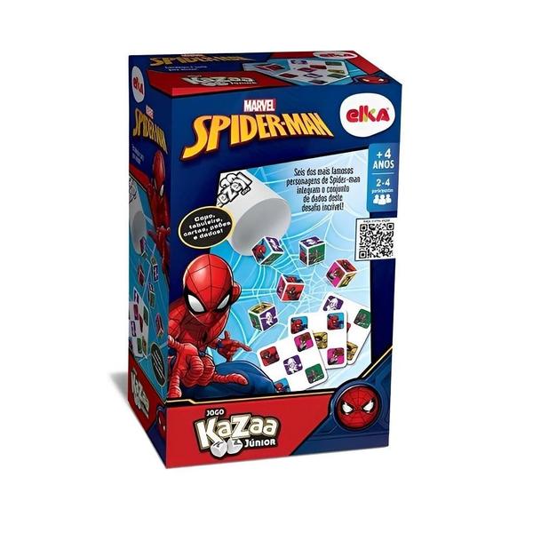 Imagem de Jogo Kaa Júnior Spider-Man Copo Tabuleiro Dados 1243 Elka