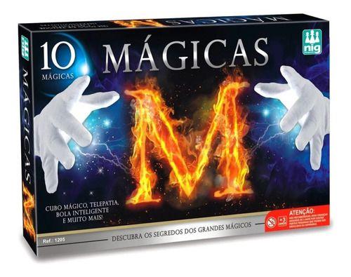 Imagem de Jogo Kit 10 Magicas Criança Truques Cartas Nig Brinquedos