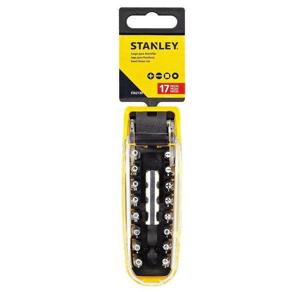 Imagem de Jogo Kit Bits Para Parafusar 17 Peças Stanley STA2130