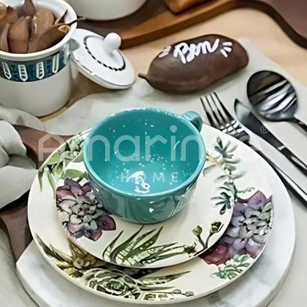 Jogo Kit De 6 Xícaras De Chá Café Com Pires 200ml Unni Bothanica Oxford Imagem de Jogo Kit De 6 Xícaras De Chá Café Com Pires 200ml Unni Bothanica Oxford