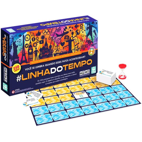 Jogo Linha Do Tempo Acertar Datas Tabuleiro Crianças 9 Anos - Nig Brinquedos Imagem de Jogo Linha Do Tempo Acertar Datas Tabuleiro Crianças 9 Anos - Nig Brinquedos