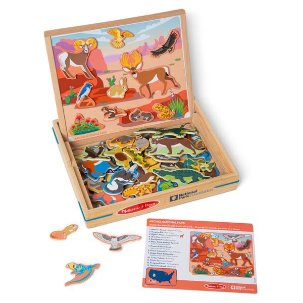 Imagem de Jogo magnético Melissa & Doug National Parks com 60 ímãs