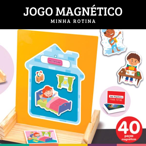 Imagem de Jogo Magnético Minha Rotina Desenvolvimento Nig Brinquedos