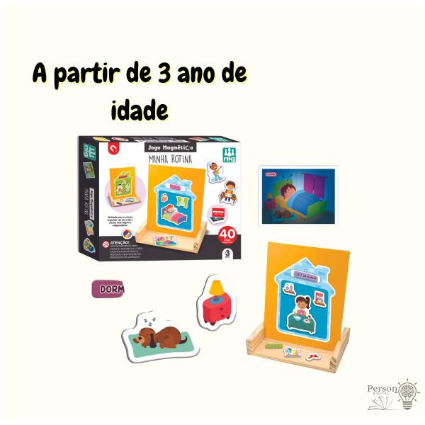 Imagem de Jogo Magnético Minha Rotina Educativo Nig Brinquedos