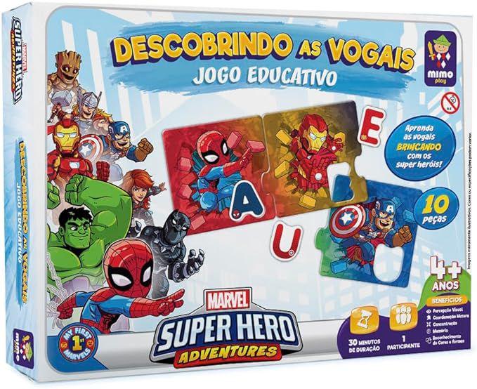 Imagem de Jogo Marvel Descobrindo Vogais