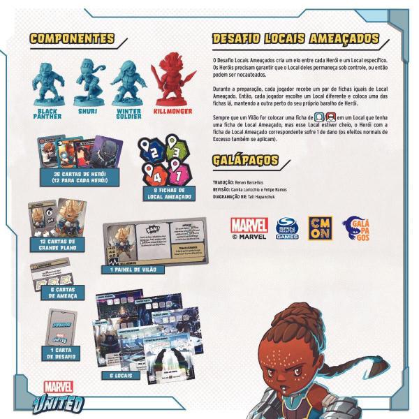 Jogo Marvel United: The Rise Of The Black Panther (Expansão) - Galapagos Imagem de Jogo Marvel United: The Rise Of The Black Panther (Expansão)