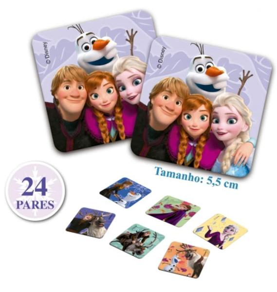 Imagem de Jogo Memoria 24pc Frozen 8030 Toyster