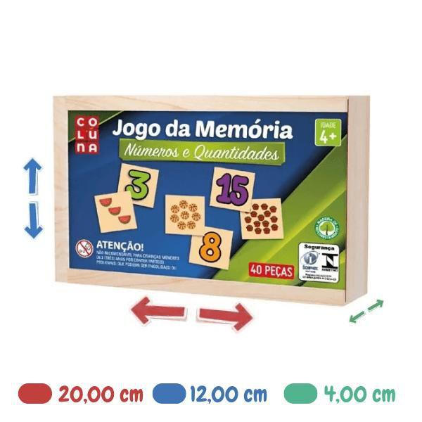 Imagem de Jogo Memória Educativa Números e Quantidades Pais e Filhos