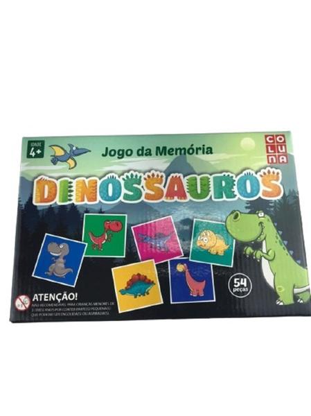 Imagem de Jogo Memória infantil brinquedo dinossauros 54 cartas casual