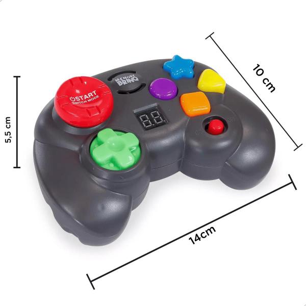 Jogo Memory Brinq Tipo Genius De Memória Com Luz e Som - Polibrinq Imagem de Jogo Memory Brinq Tipo Genius De Memória Com Luz e Som