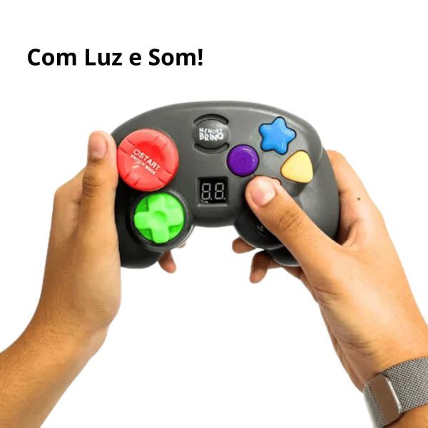 Jogo Memory Brinq Tipo Genius De Memória Com Luz e Som - Polibrinq Imagem de Jogo Memory Brinq Tipo Genius De Memória Com Luz e Som