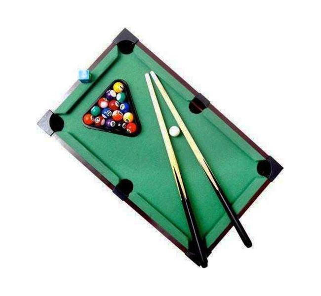 Imagem de Jogo mesa mini bilhar sinuca snooker 51 X 31 X 9cm completo