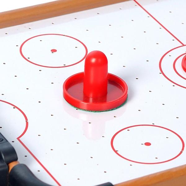 Imagem de Jogo mini Mesa de AIR HOCKEY à Pilhas Portátil com Marcador Discos Flutuantes e Rebatedores