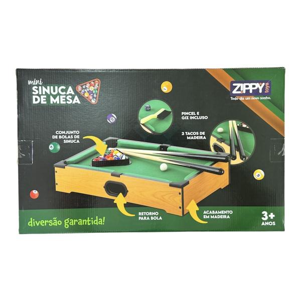 Imagem de Jogo Mini Mesa de Sinuca - Zippy Toys